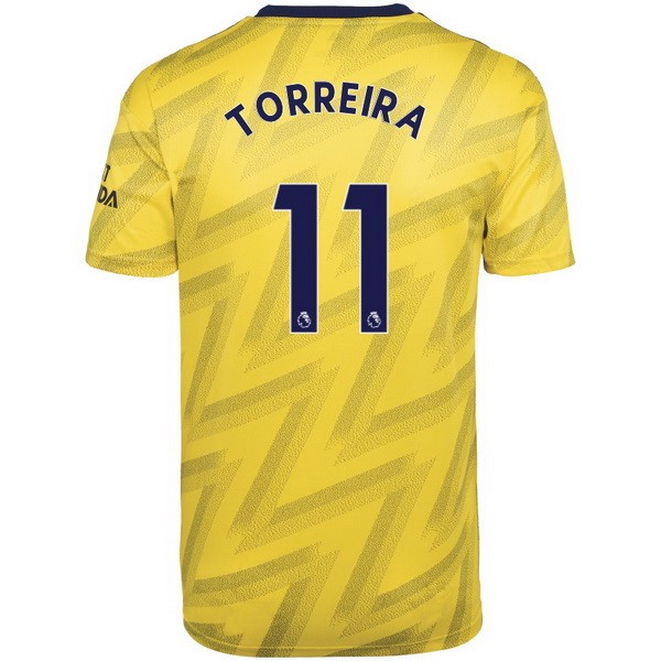 Maillot Football Arsenal NO.11 Torreira Exterieur 2019-20 Jaune